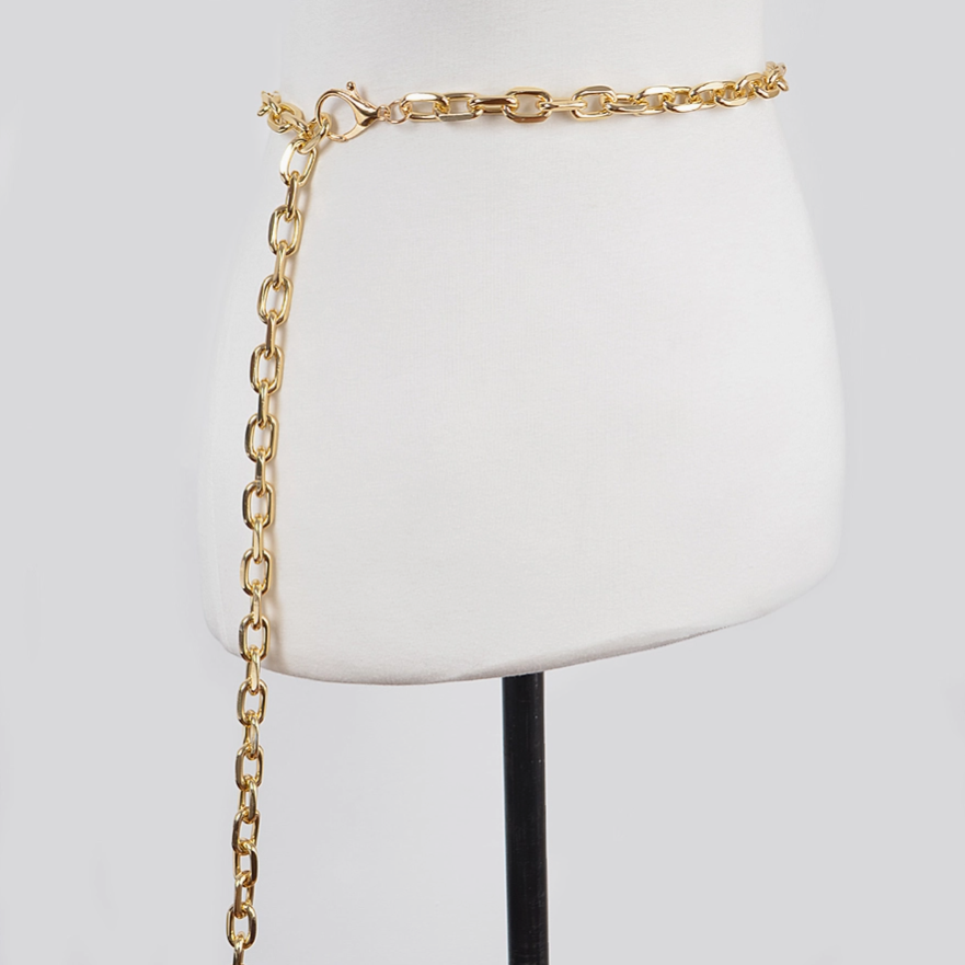 Extra Long Chainlink Gold Belt – Ramona LaRue display picture 2