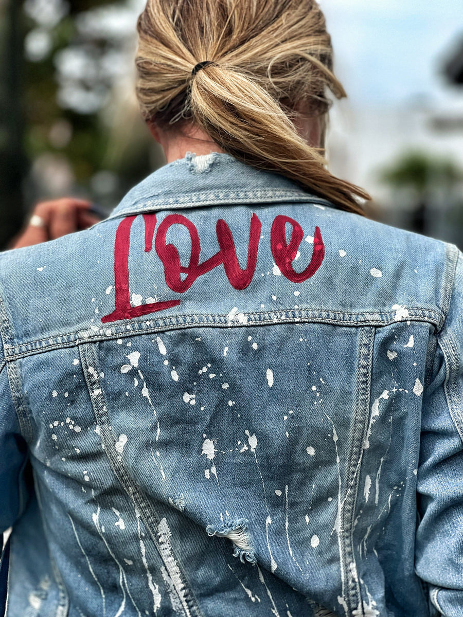 Love denim Jean Jacket washed blue – Ramona LaRue