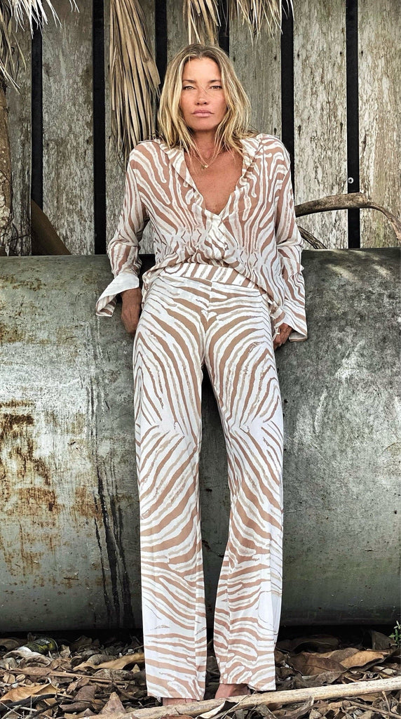 Audrey Pant Albino Zebra