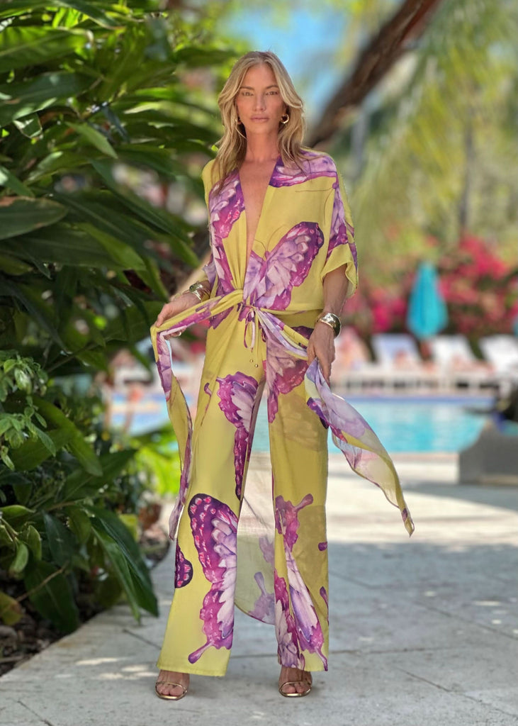 Mandy Pant Citrus Butterfly