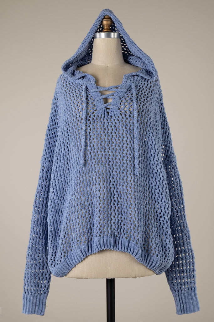 Luna Knit Hoodie Sweater