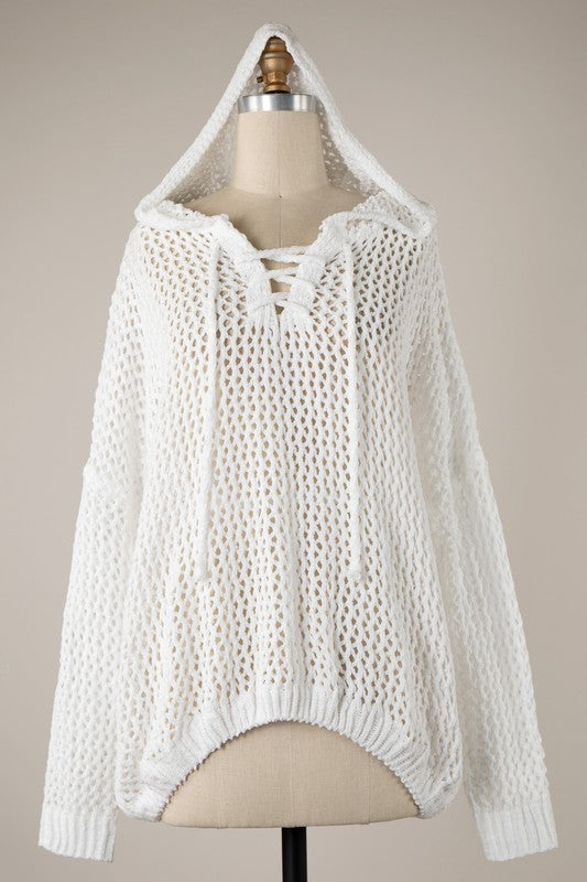 Luna Knit Hoodie Sweater