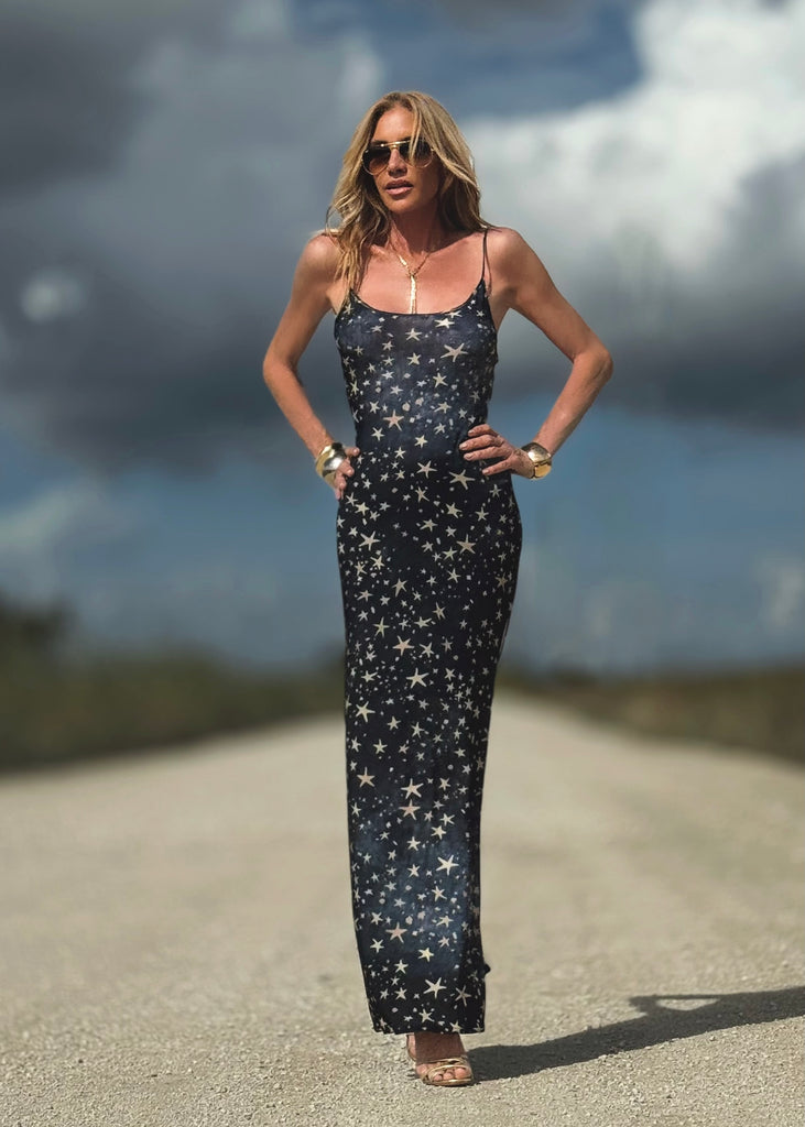 Ella Dress Midnight Stars