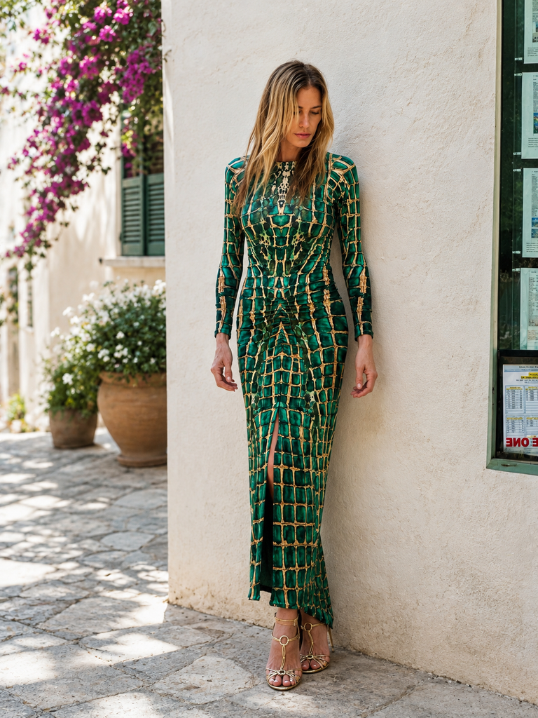 Parker Dress Dragon Skin