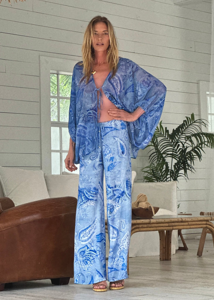Mandy Pant Capri Paisley