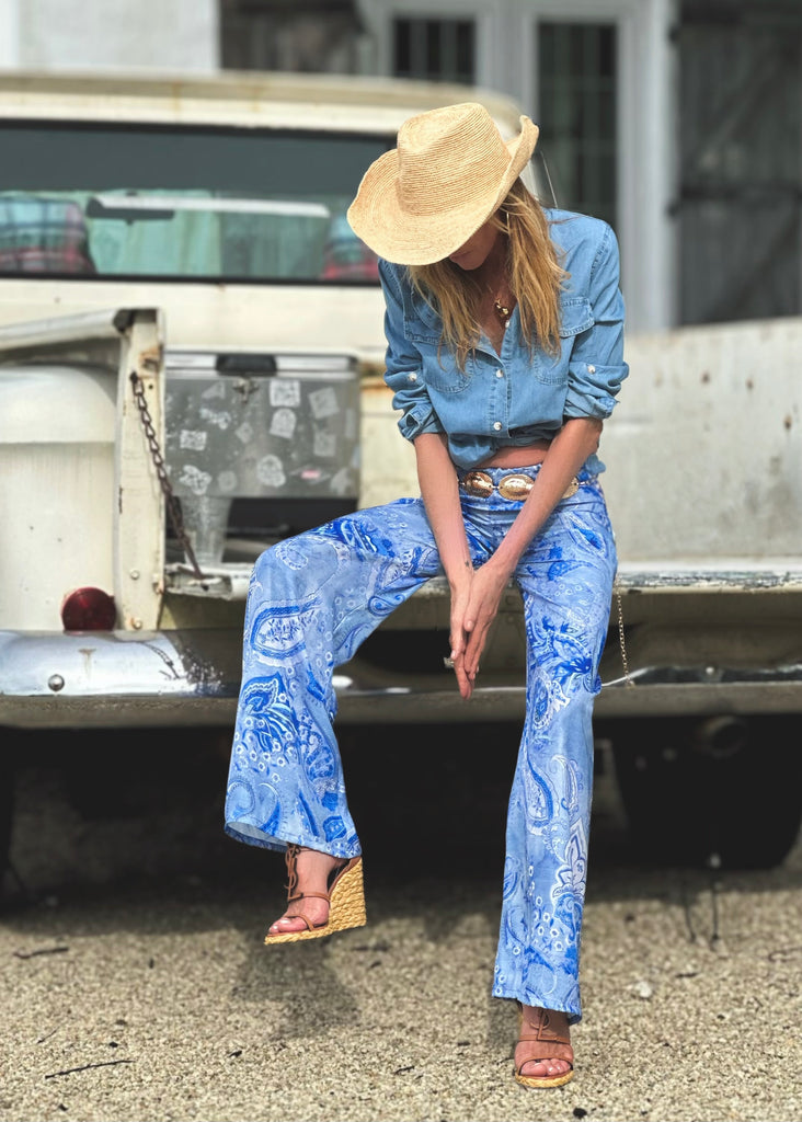 Capri Western Raffia Hat