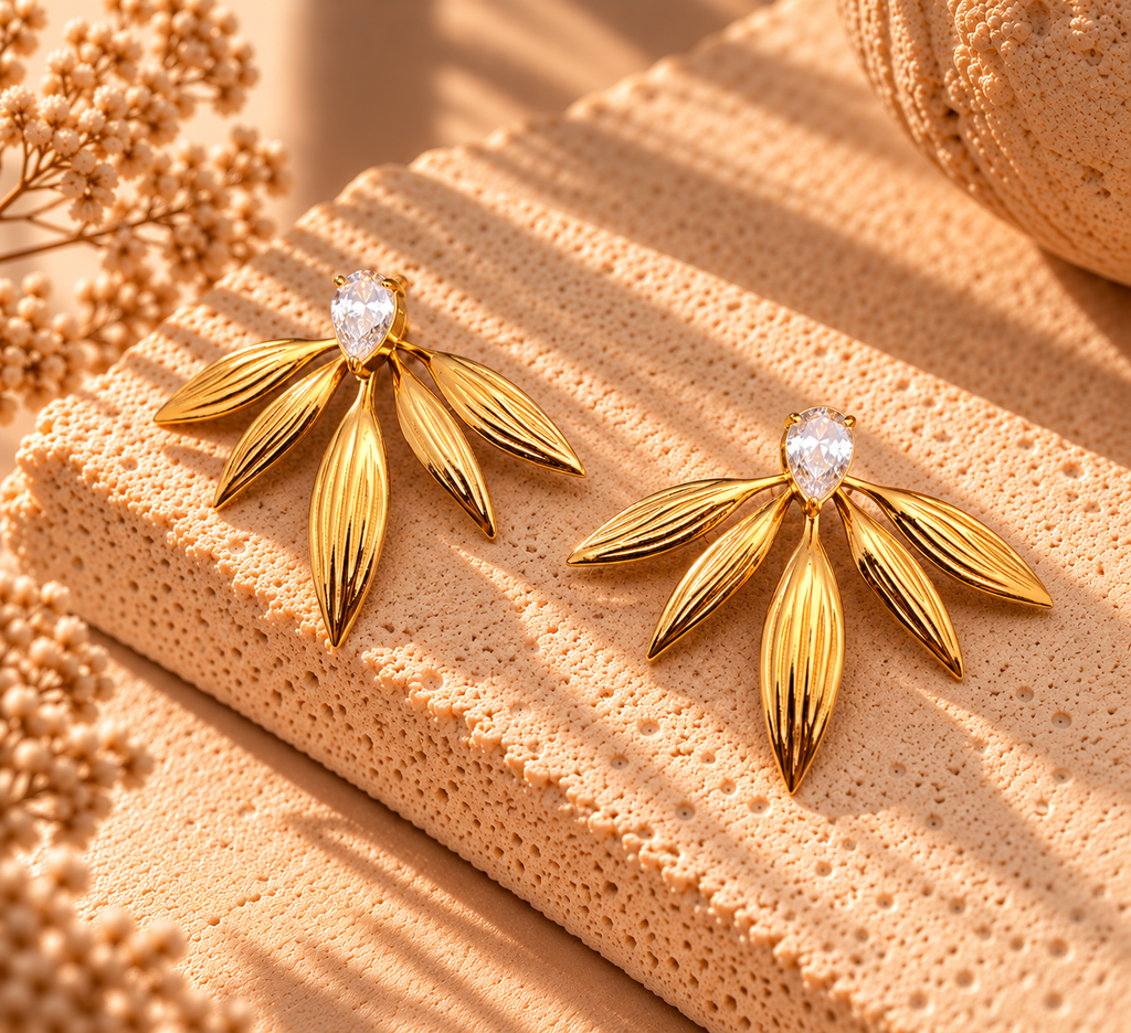 Liora Leaf Earrings