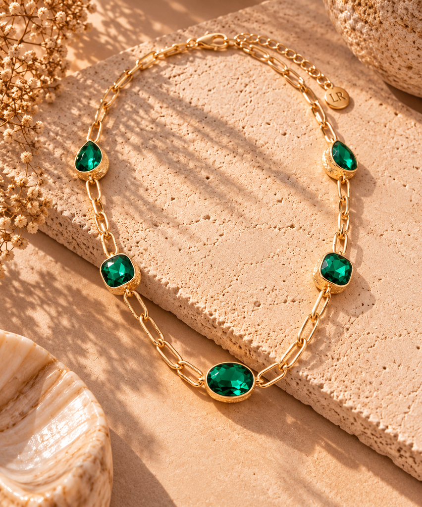 Emerald Sol Necklace