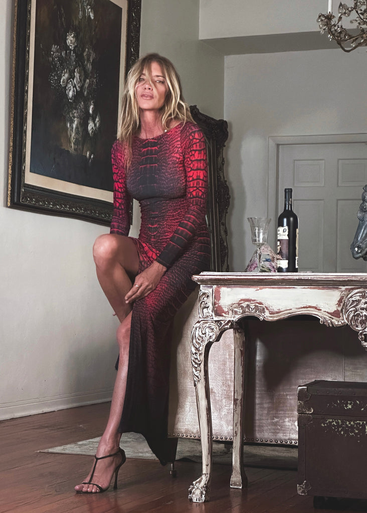 parker lace dress See Sarah Jessica Parker's Plunging Black Lace Dress