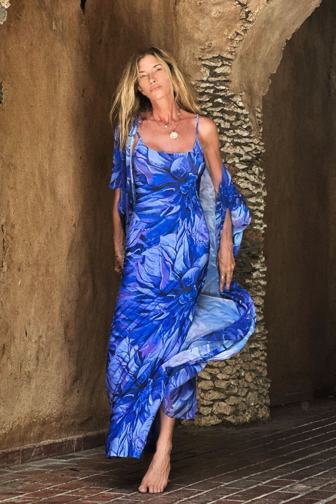 Ella Dress Indigo Petals XS/S