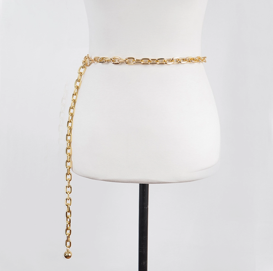 Extra Long Chainlink Gold Belt – Ramona LaRue display picture 3