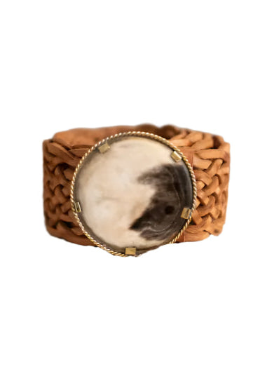 Pluton Brown Leather Belt