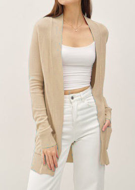 Poppy Open Front Cardigan