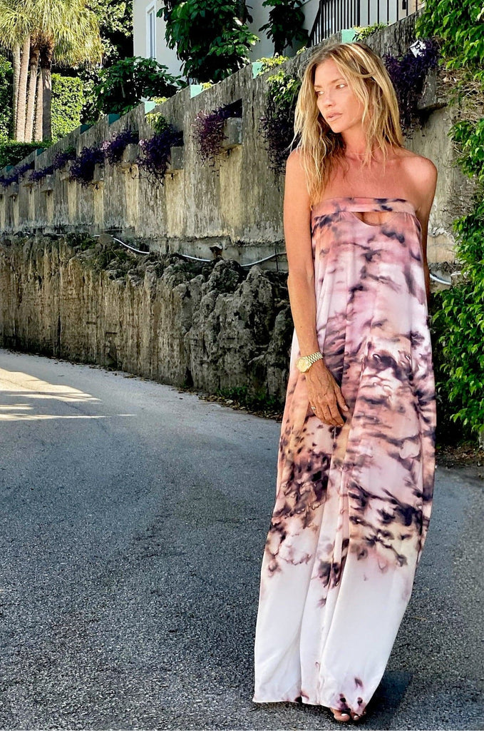 Trish Dress Storm Print