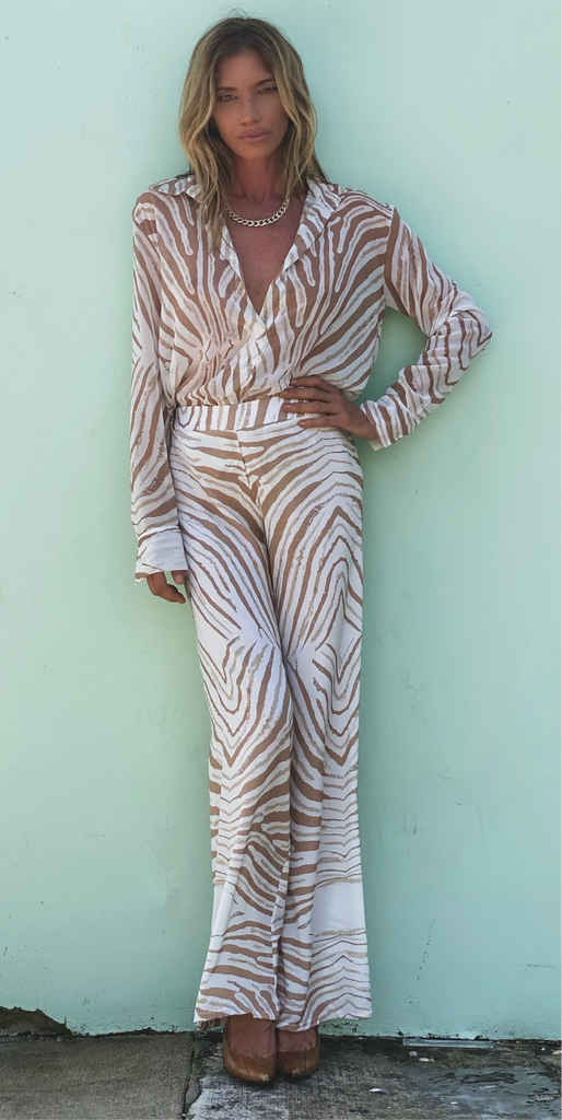 Audrey Pant Albino Zebra