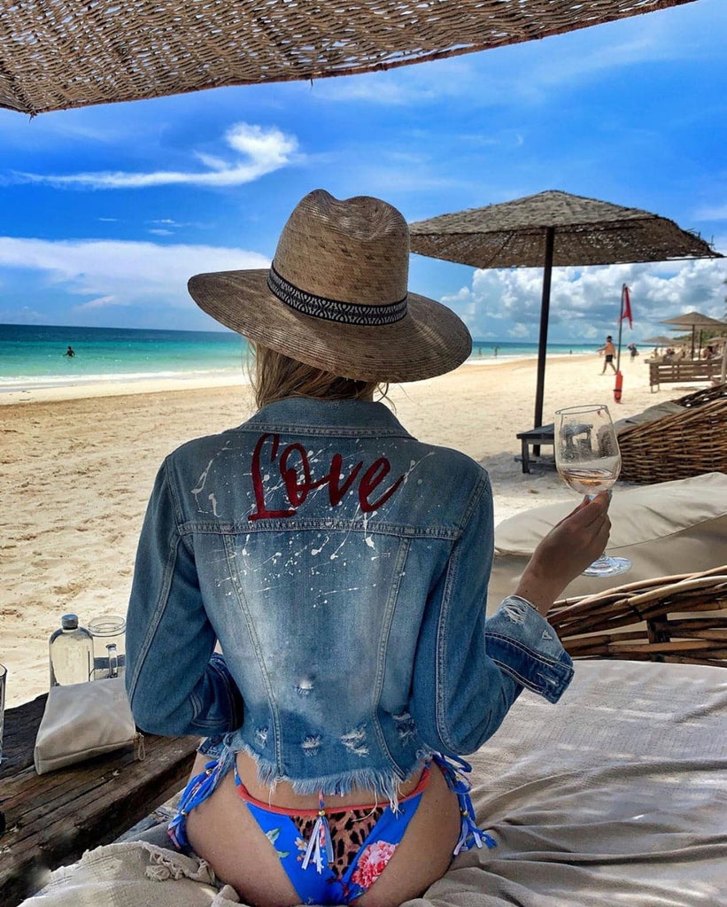 Love denim Jean Jacket washed blue – Ramona LaRue