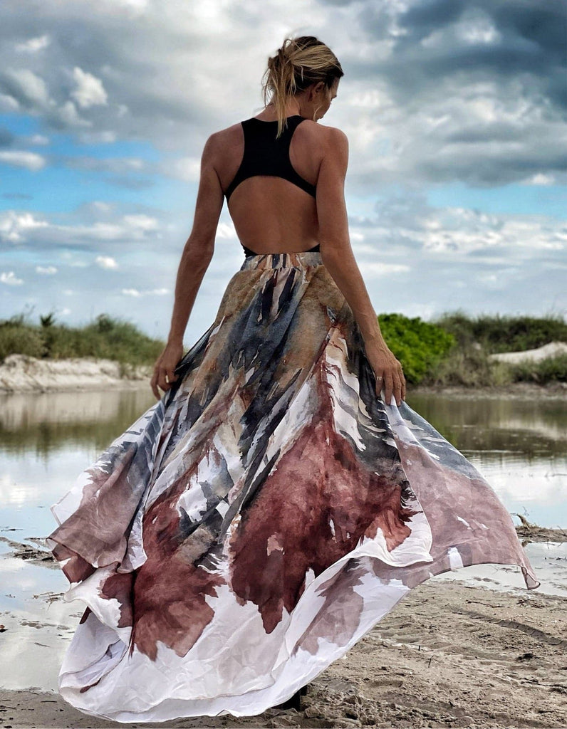 Floyd Skirt Owl Feather