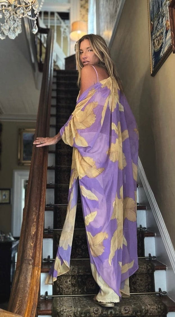 Erte Kaftan Lavender Orchid